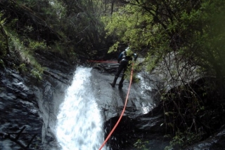 rappel en cascada